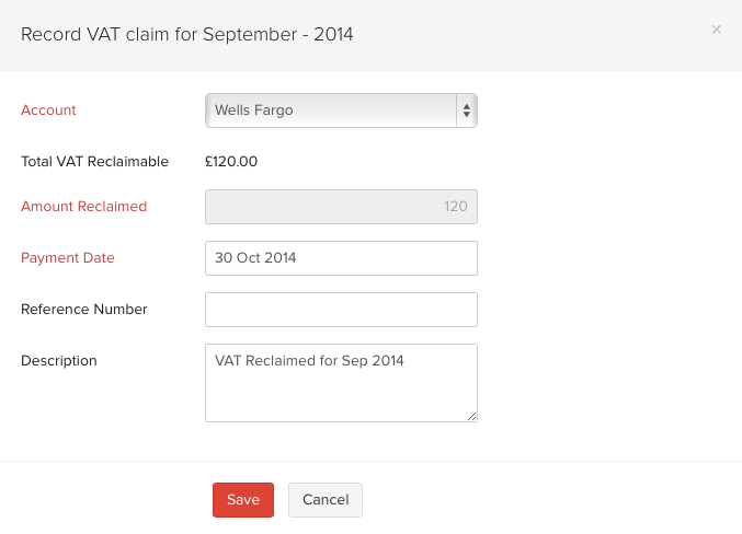 VAT Reclaim