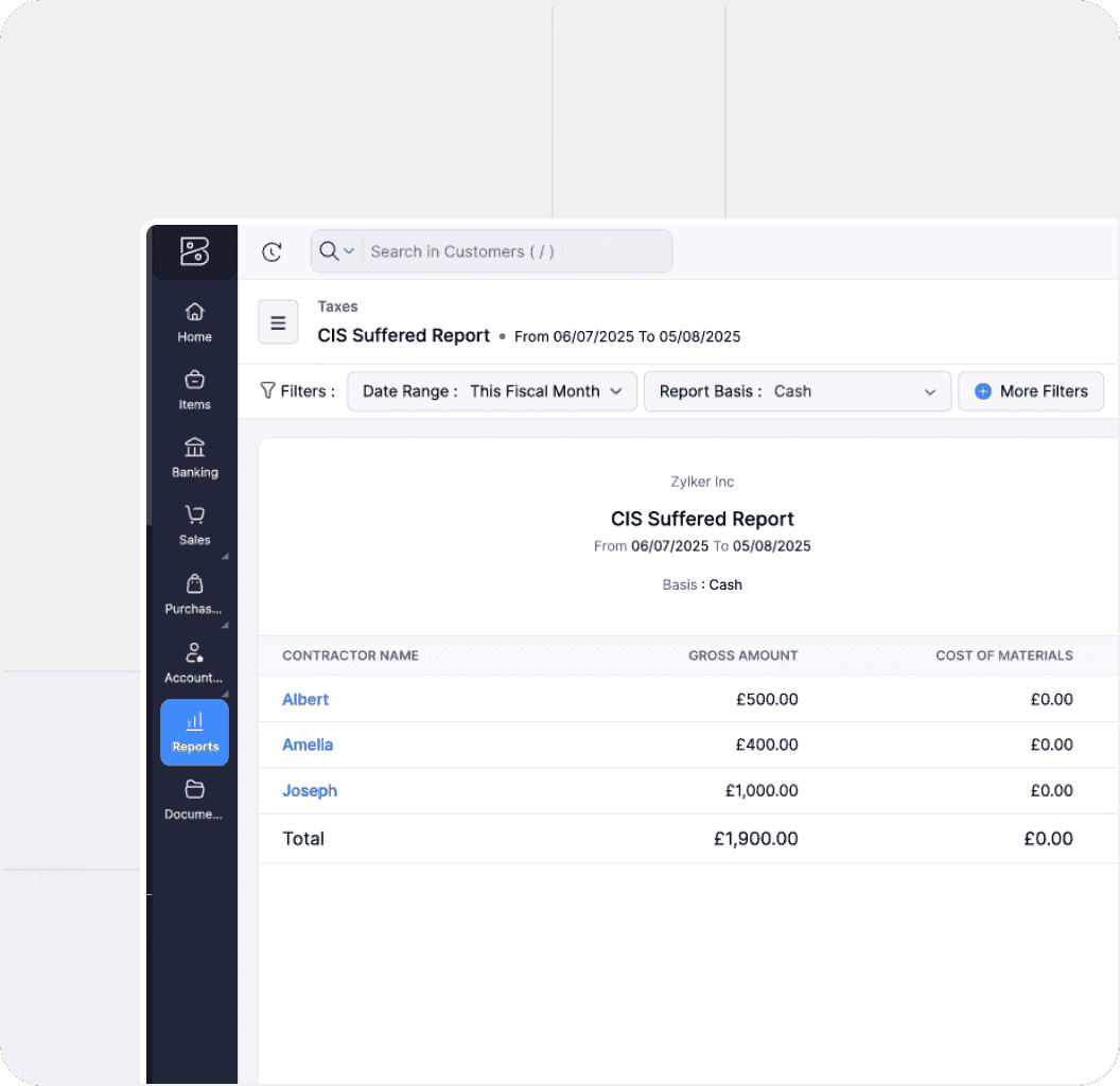 Monitor CIS transactions as a subcontractor