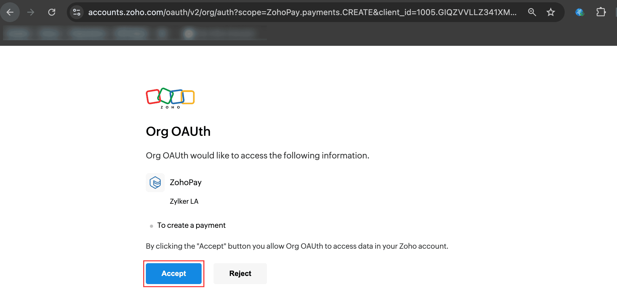 Org OAuth Grant Access